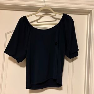 NWT Navy Blue Blouse